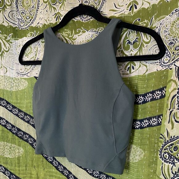 Lululemen Dark Forest Align High-Neck Tank Top Size 4 - Picture 9 of 16